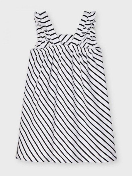 Vestido Riscas Tangerina Menina Mayoral