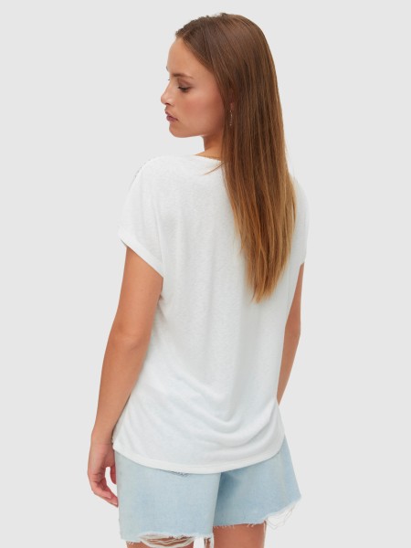Camiseta Femenino Vero Moda