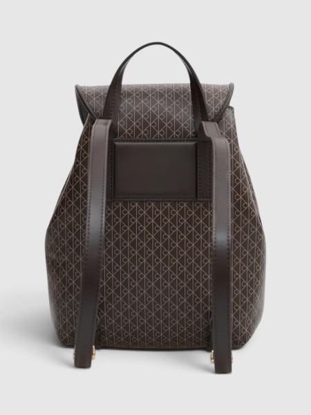 Mochila Calvin Klein Mulher Emblem Aop Mini Backpack