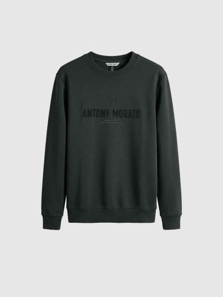 Sweatshirt Antony Morato Homem Sweatshirt Regular Fit Interlock Fabric With Cuneo + Embossed Logo Pr Sweatshirt Antony Morato Homem Sweatshirt Regular Fit Interlock Fabric With Cuneo + Embossed Logo Pr