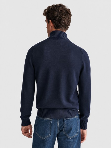 Camisola Gant Homem Casual Cotton Half Zip