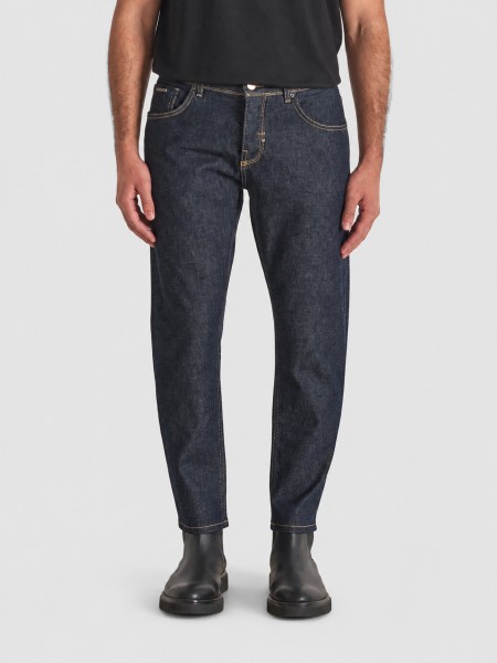 Jeans Antony Morato Homem Argon Slim Ankle Lenght Fit In Authentic Chrome Deep Sky