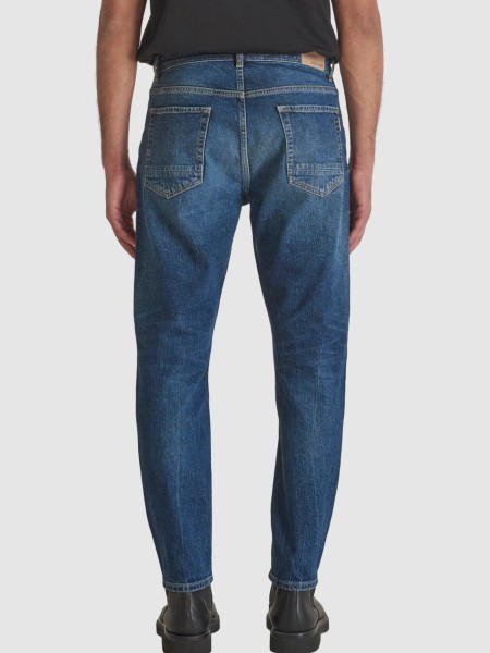 Jeans Antony Morato Homem  Henry Regular Ankle Lenght Fit In Ocean Blue Denim