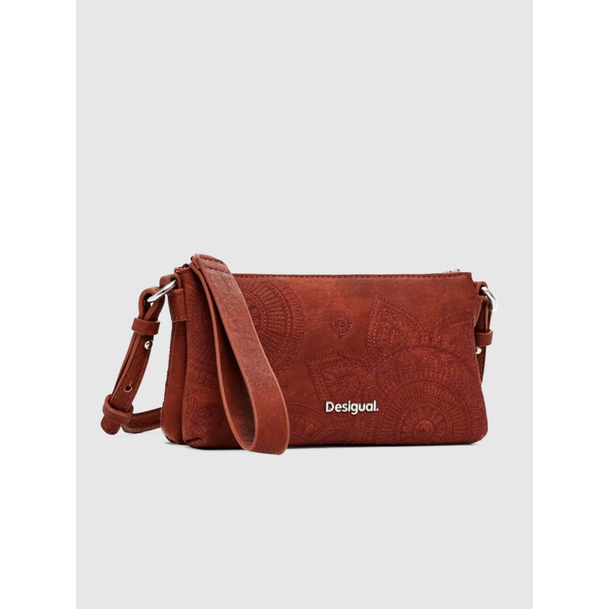 Desigual Nero Poliuretano Women Shoulder Bag