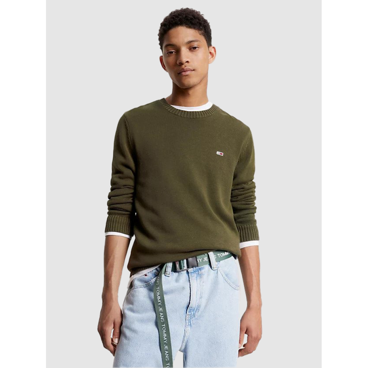 Jumpers Male Tommy Jeans Green - DM0DM11856.5 | Forte Store
